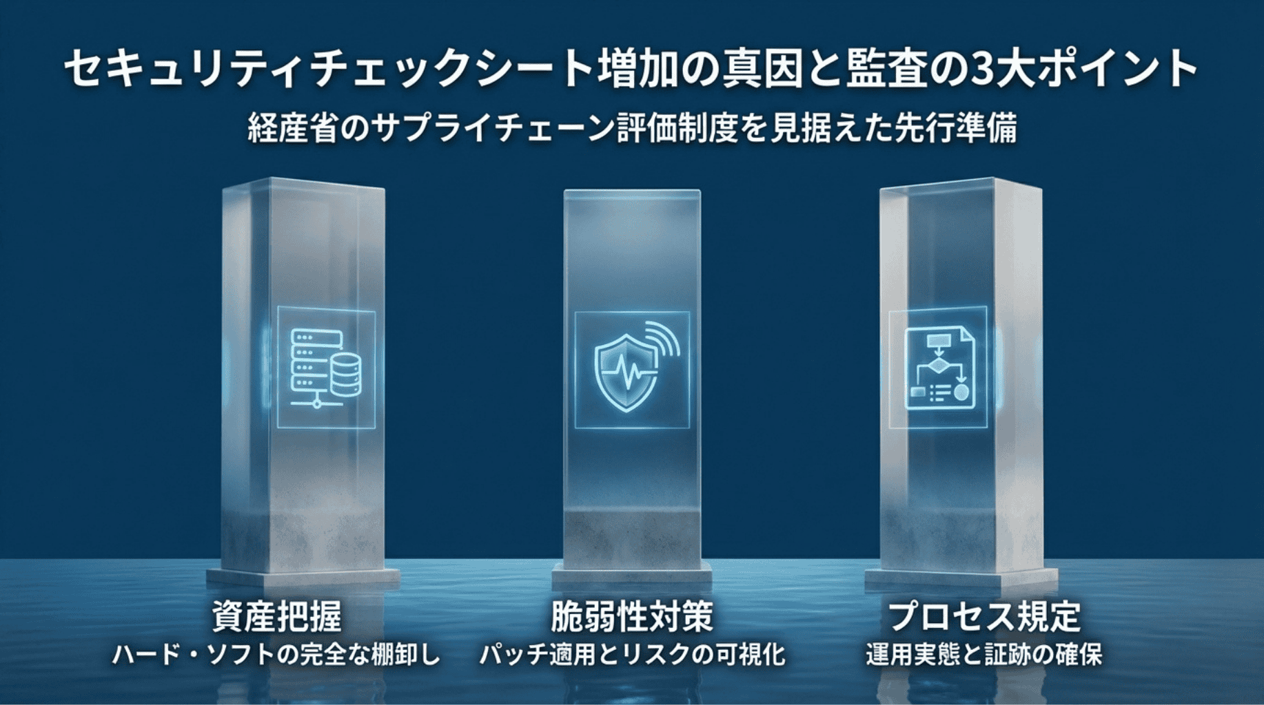 セキュリティチェックシート増加の真因と監査の3大ポイント